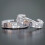 Funky Full Rhinestone Stud Earrings For Men Single Ear Buckle 8