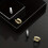 Funky Full Rhinestone Stud Earrings For Men Single Ear Buckle 13