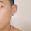 Funky Full Rhinestone Stud Earrings For Men Single Ear Buckle 6