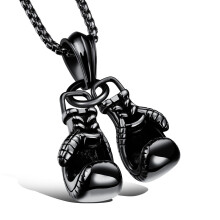 1pc Boxing Gloves Alloy Pendant Personality Highlights Mens Charm Boxing Gloves Fitness Sports Accessories