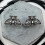 1pair Retro Gothic Moth Pattern Earrings For Men Ear Jewelry 6