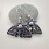 1pair Retro Gothic Moth Pattern Earrings For Men Ear Jewelry 2