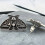 1pair Retro Gothic Moth Pattern Earrings For Men Ear Jewelry 4