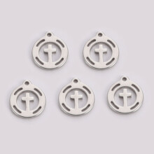 5pcs Star Of David Triskele Cross Charms For Necklace Bracelet Making Stainless Steel Pendant Jewelry Findings Wicca For Men