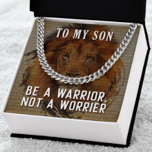 1pc Necklace For Son Gift For Son Titanium Steel Necklace For Boys Birthday Gift