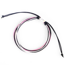 1pc Casual Wax Thread Bracelet Creative Hand woven Bracelet Mixed Drawstring Bracelet Boyfriend Girlfriends Small Hand Rope Boys And Girls Universal N
