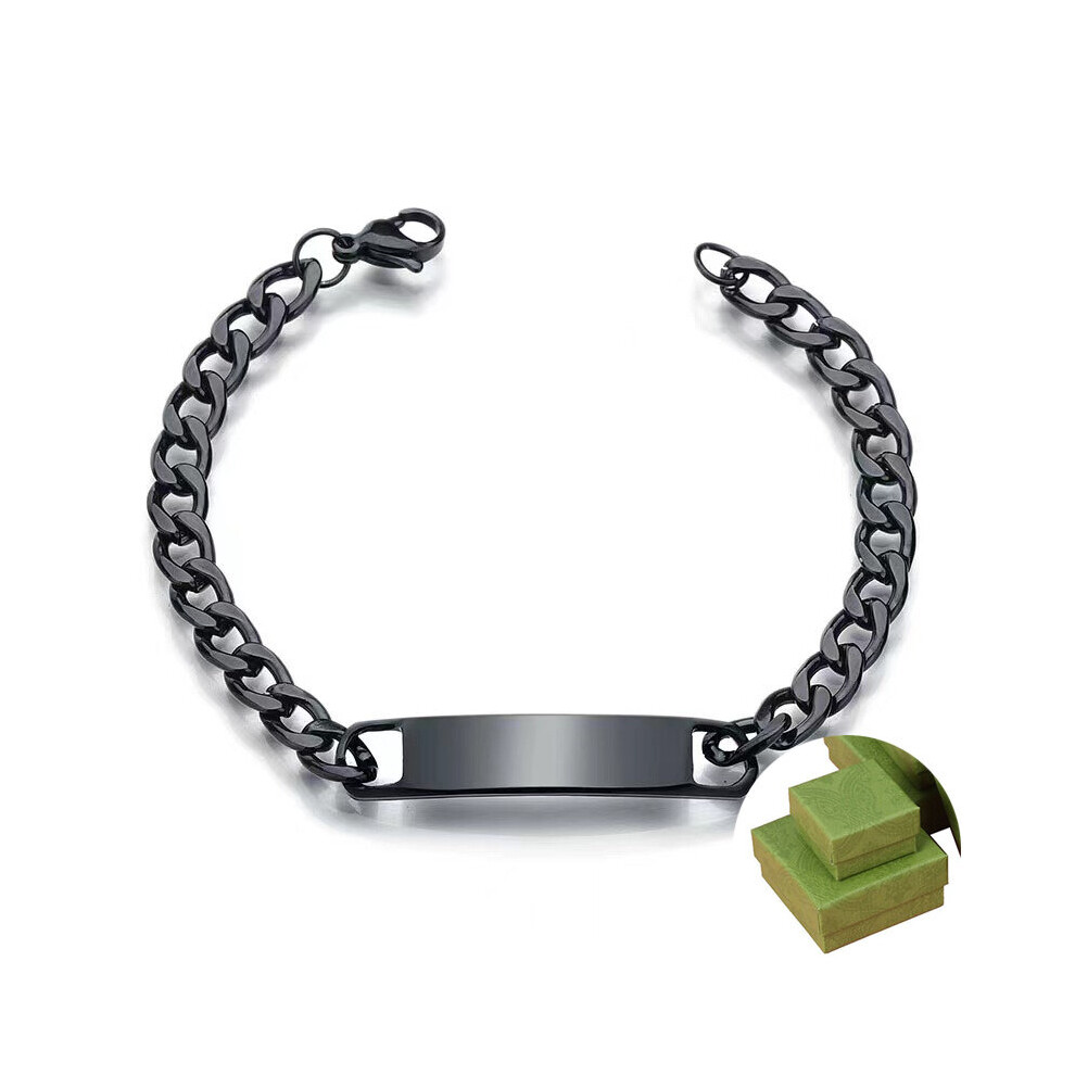 1pc Stainless Steel Personalized Customized Couple Bracelet For Customizable Anniversary Birthday Family Birthday-image-OPC-PC26C6K-NEW