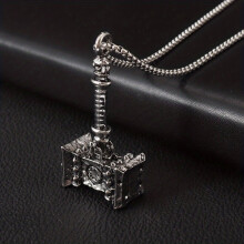 1pcs Viking Celtic Thors Hammer Pendant Mens Necklace Hip Hop Rock Clothing Jewelry Gift