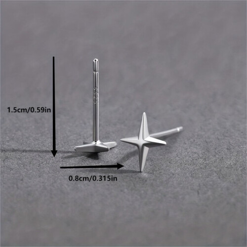 1pc Mens Ear Stud Hole Boys Mini Small Ear Stick Ear Accessories 2