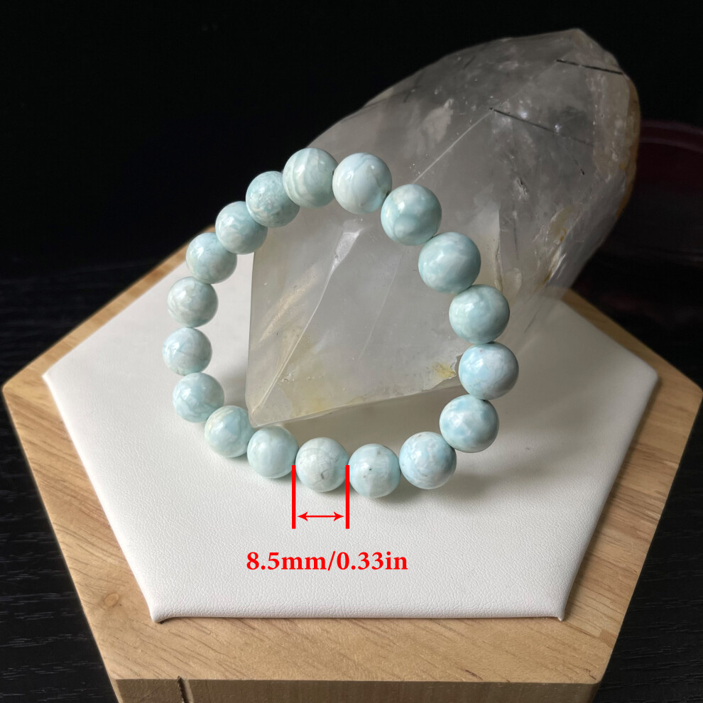 1PC Healing Energy Natural Stone Bracelet For Men Women Jewelry With Gift Green Larimar Pectolite Stone Boys Bracelet Jewelry-image-OPC-PC26DD6-NEW