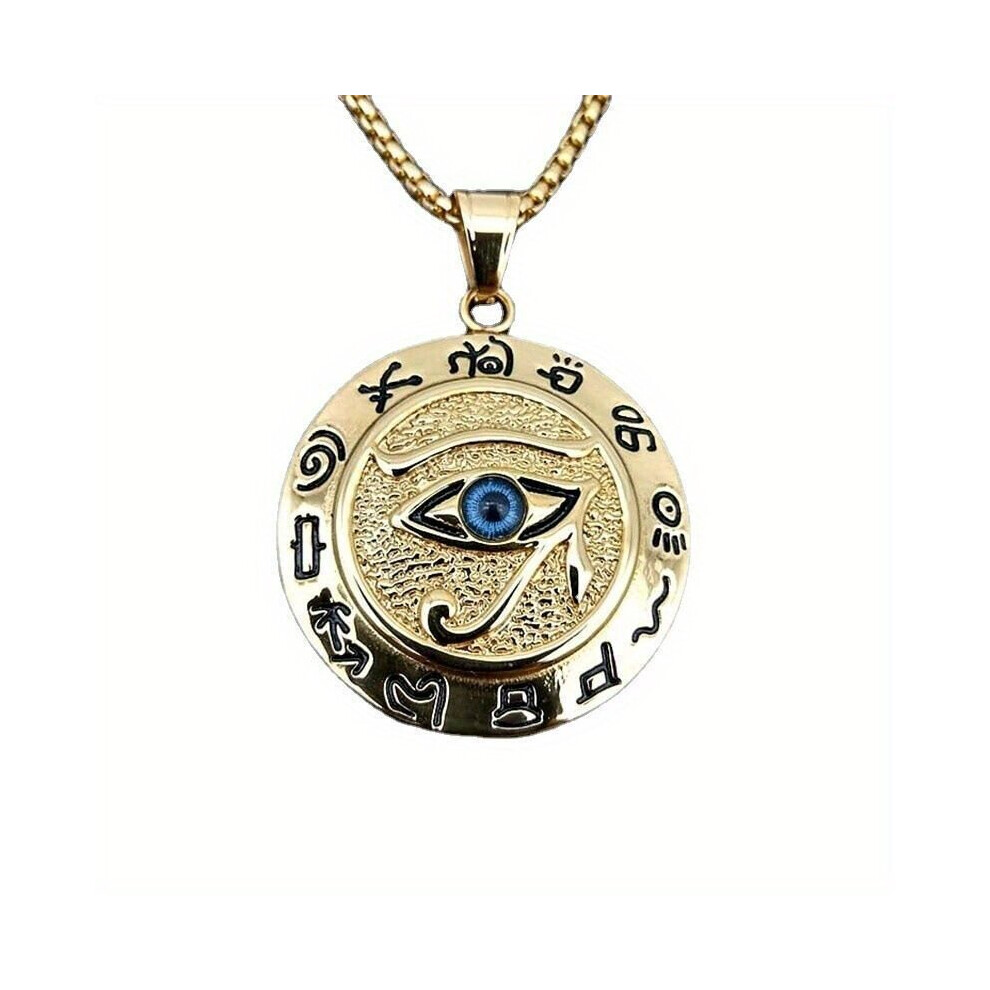 1pc Ancient Egyptian Eye Of Horus Pendant The Eye Of Horus Eagle Head God Eye Necklace