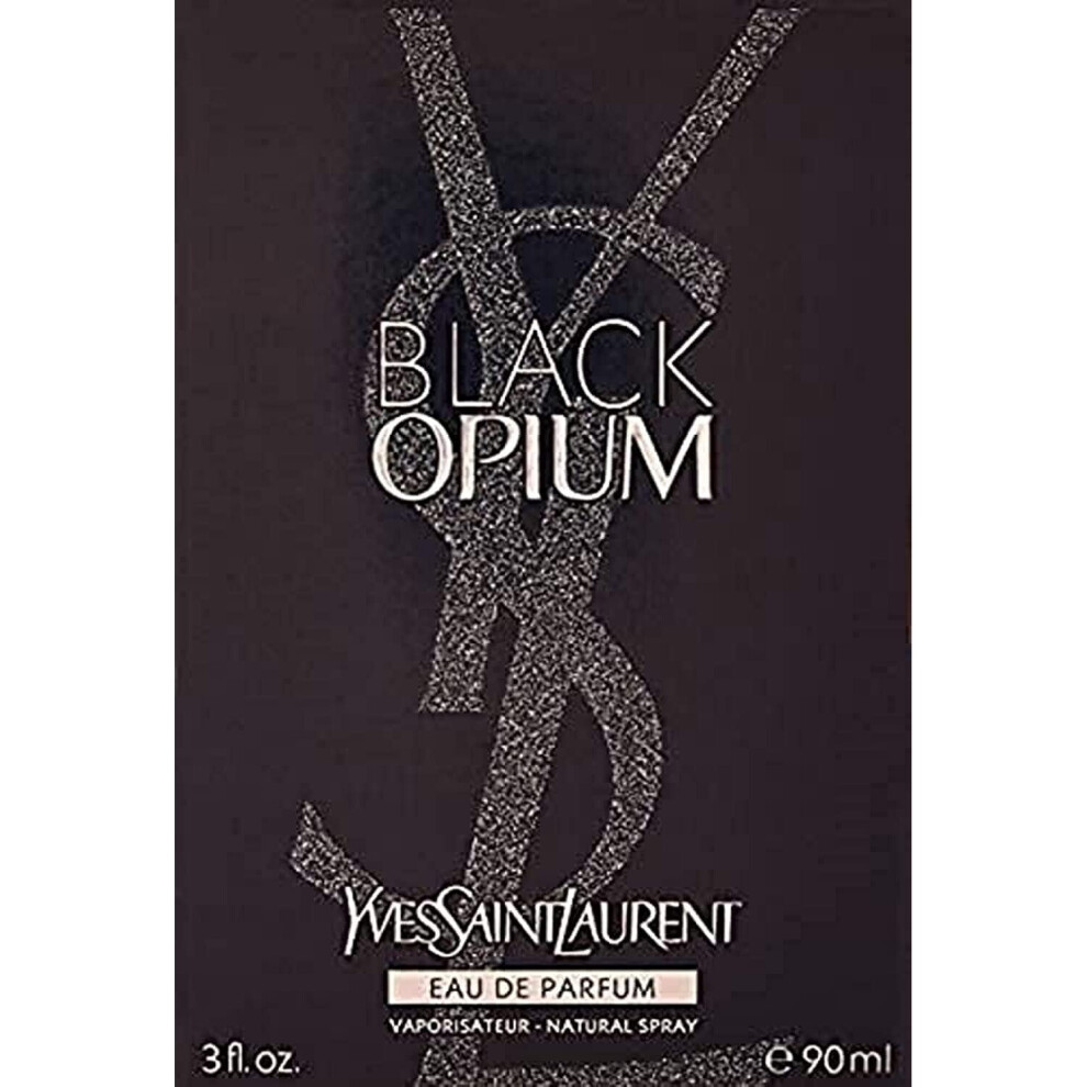 Black Opium by Yves Saint Laurent Eau De Parfum for Women, 90 ml