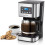 Taylor Swoden Filter Coffee Machine, Drip Coffee Maker with Programmable 24hr Timer, Keep Warm & Anti-Drip, Reusable Filter Fast Brewing - Darcy 9 1