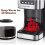 Taylor Swoden Filter Coffee Machine, Drip Coffee Maker with Programmable 24hr Timer, Keep Warm & Anti-Drip, Reusable Filter Fast Brewing - Darcy 9 6