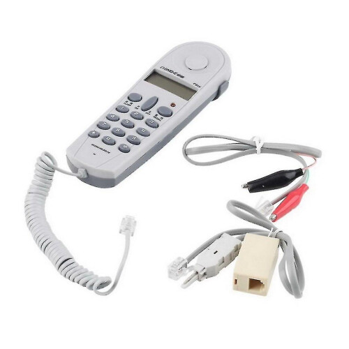 Telephone Phone Butt Test Tester Lineman Tool Cable Set Professional Device 1