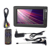 10 Inch Hd Portable Tv Dvb-t2 Digital And Analog Mini Small Car Television