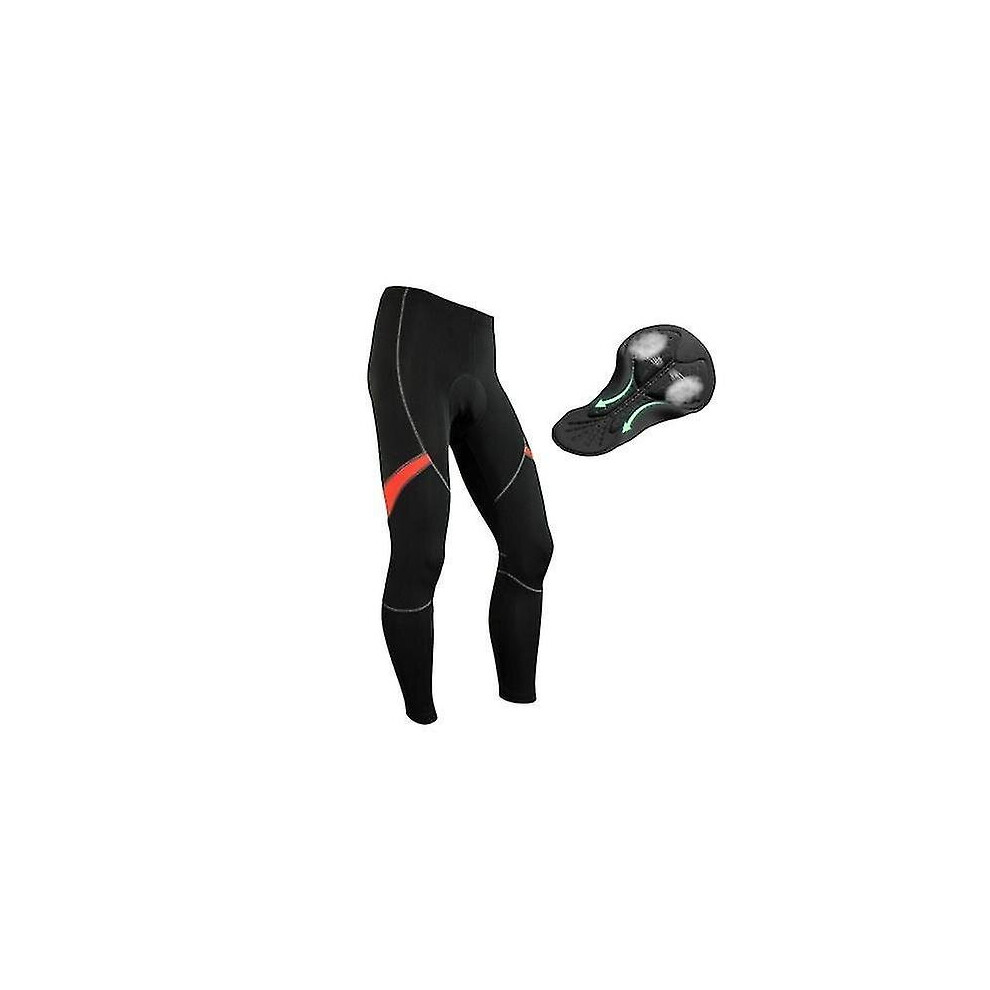 Men's Thermal Running Tights Athletic Cycling Pants Fleece Cold Weather Outdoor Bike Cycling Trouser