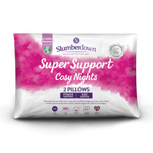 (2 Pack) Slumberdown Cosy Nights Super Support Pillow UK Made