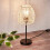 Trueshopping Contrast Rattan Table Lamp with Black Base 3