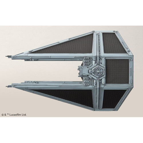 Bandai 1:72 scale Star Wars Imperial TIE Interceptor model kit by Bandai 1