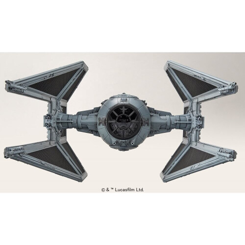 Bandai 1:72 scale Star Wars Imperial TIE Interceptor model kit by Bandai 2