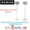 SANUS WSSE3A2 Height-Adjustable Speaker Stand for Sonos Era 300 White, Pair 1