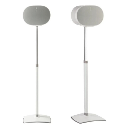 SANUS WSSE3A2 Height-Adjustable Speaker Stand for Sonos Era 300 White, Pair 2