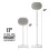 SANUS WSSE3A2 Height-Adjustable Speaker Stand for Sonos Era 300 White, Pair 2