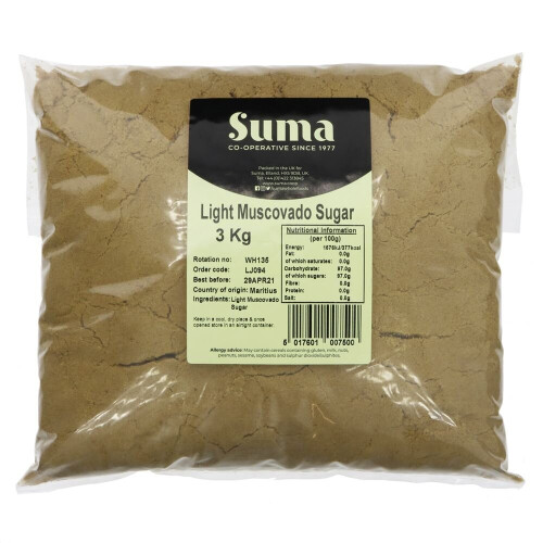 Suma Light Muscovado Sugar - 3 kg 2