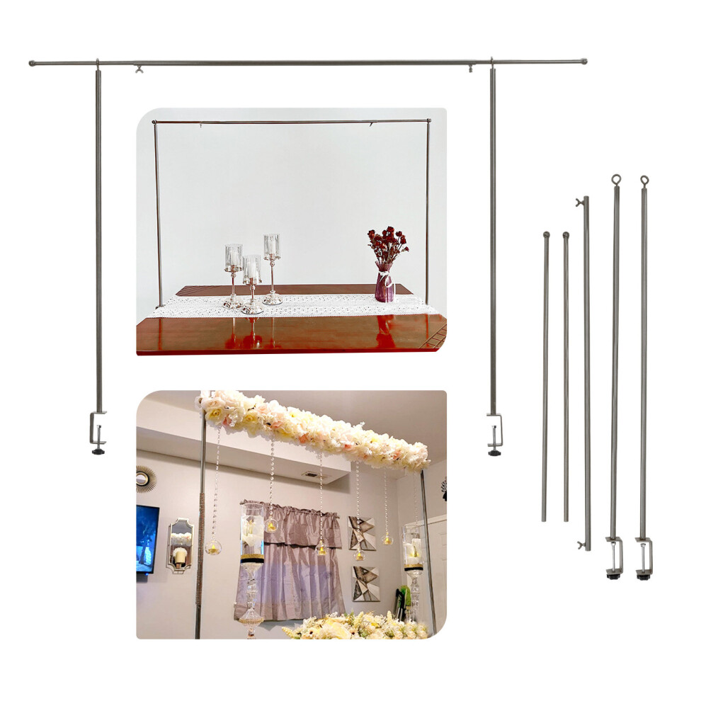 (Black) Table Decorative Table Rod Home Garden Decor