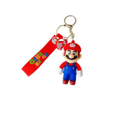 (RedMario) Peach Princess Super Mario Brothers Keychain Keyring Pendant Bag Charming Gift