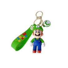 (GreenMario) Peach Princess Super Mario Brothers Keychain Keyring Pendant Bag Charming Gift