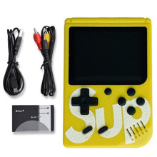 (Yellow, Single) Console Game Handheld Game Player Game Boy Video Portable Mini 400 Games Retro