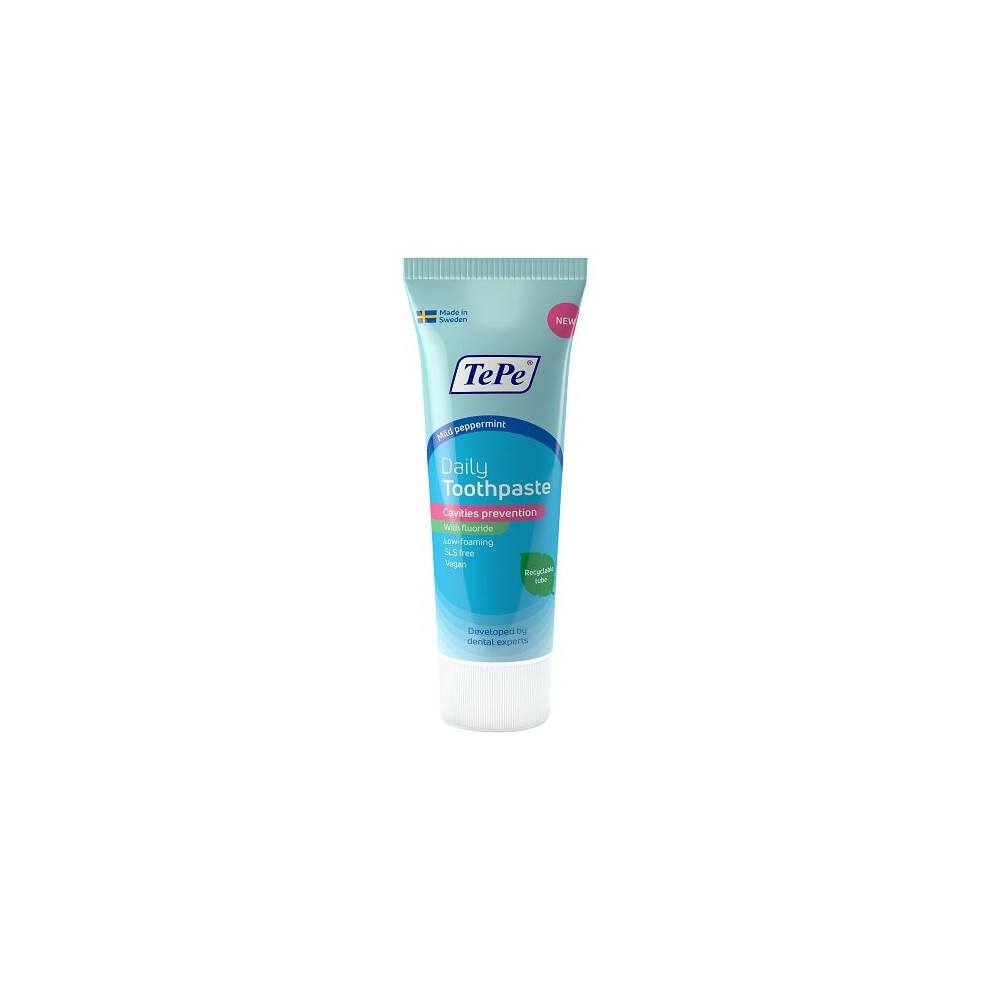 TePe Daily Mild Peppermint Toothpaste - 75ml