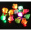 12PCS Flashing Rings Jelly Led Bumpy Rubber Ring Party Light Up Rings 6