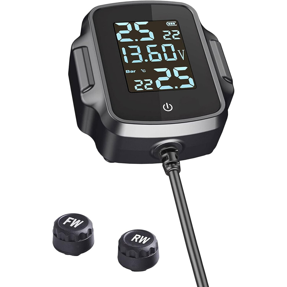Irich Motorcycle Motorbike Tpms Electronic Wireless Tire Pressure Monitoring System High Accuracy System 7452587301781