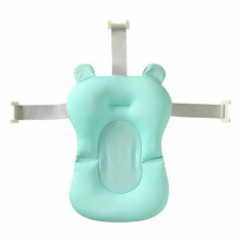 ( Grün) Baby Bath Pad Anti-slip Bathtub Mat Pillow NewBorn Safety Bath Seat Support