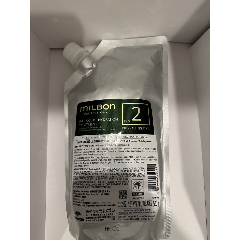Milbon Gold Indulging Hydration Professional Treatment No 2