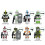 70Pcs Star Wars Bad Batch Building Blocks Set: Crosshair, Hunter, Tech, Echo, Captain Rex - LEGO-compatible Mini Figures 7