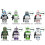 70Pcs Star Wars Bad Batch Building Blocks Set: Crosshair, Hunter, Tech, Echo, Captain Rex - LEGO-compatible Mini Figures 8