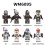 70Pcs Star Wars Bad Batch Building Blocks Set: Crosshair, Hunter, Tech, Echo, Captain Rex - LEGO-compatible Mini Figures 6