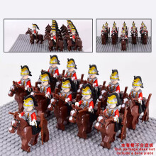 (Spanish cuirassiers) Napoleonic War RUSSlAN Armoured Military Infantry Soldier Building Block Mini Action Figures with Weapons