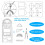 Multifunctional Geometric Ruler, Drawing Template Measuring Tool  Measuring Draft Rulers 4