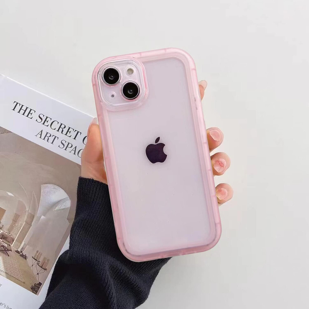 Case For Iphone 14 6.1 Inch, Clear Mobile Phone Case - Pink 8325711123636