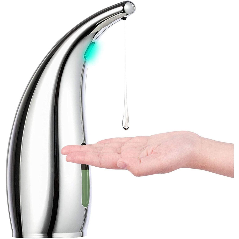 Soap Dispenser Automatic, Soap Dispenser for Bathroom, with Infrared Motion Sensor, 300ml/11oz