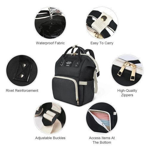 Baby Changing Bag Backpack Multi-Function Nappy Changing Back Pack Diaper Bag Maternity Bags 2