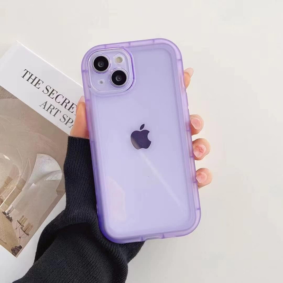 Case For Iphone 14 6.1 Inch, Clear Mobile Phone Case - Purple 8325711123643