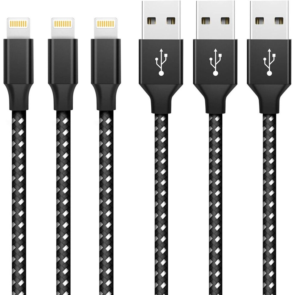 Iphone Charger Cable Lightning Cable 3Pack 3Ft/1M Fast Charging 8325711123797