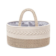 Baby Nappy Caddy Organiser,DIY Basket with Changeable Compartments, Newborn Shower Gift Tote Bag