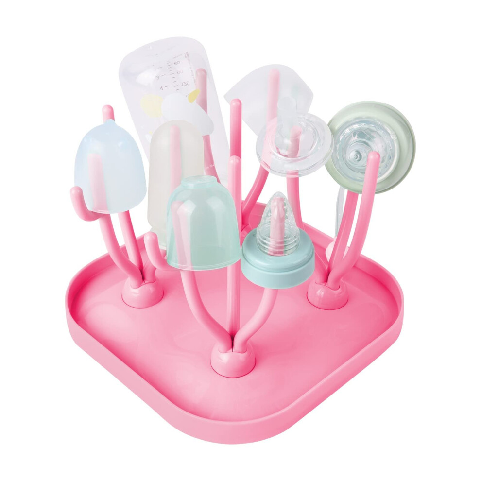 Baby Bottle Drying Rack, Baby Bottle Drain Holder With Detachable Drip Tray, Baby Drying Rack Ideal Yadong